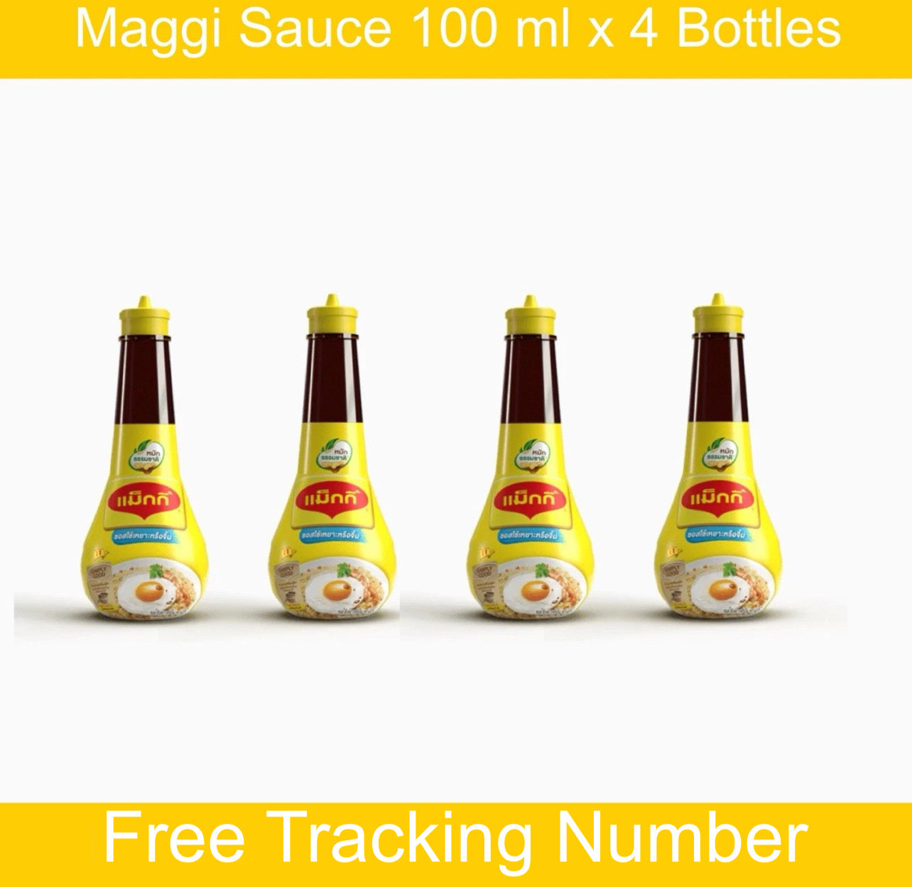 Maggi Liquid Seasoning Sauce - Small Travel Size 100ml (Pack of 4) - Original Flavor
