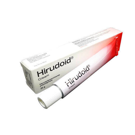 Hirudoid Cream 20g - Intensive Scar Care & Skin Texture Smoothing - Authentic Thai Skincare Formula for Post-Blemish & Marks