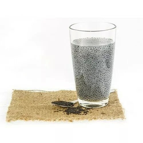 Premium Thai Basil Seeds - Natural Dietary Fiber Drink for Digestive Wellness (100g)