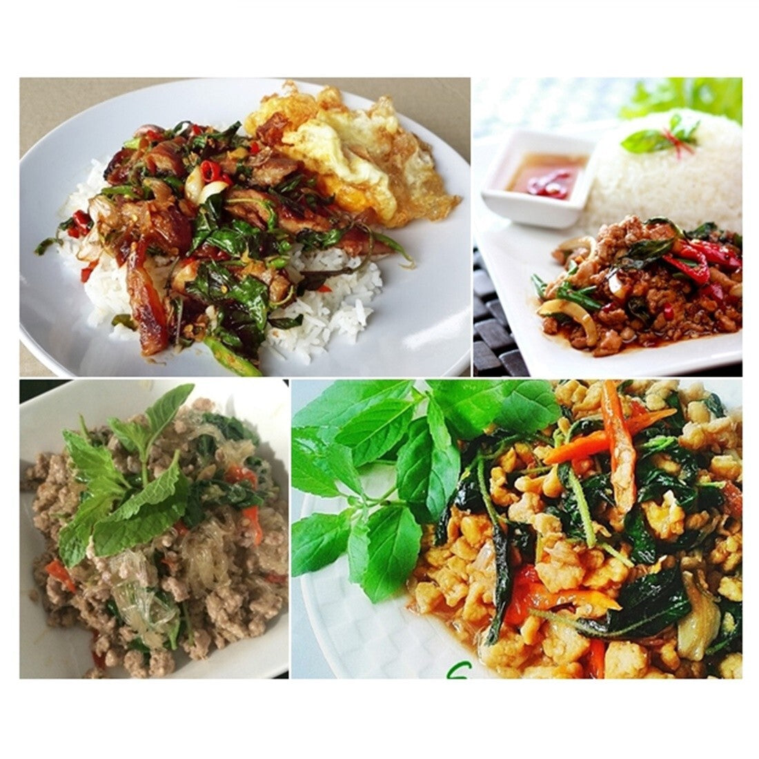 RosDee Menu Ka Prao Seasoning Powder - Thai Basil Stir Fry (5x 50g)